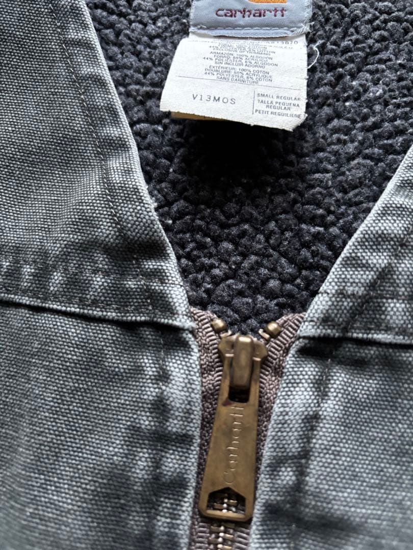 USA製　カーハート　ダックベスト　V13MOS モス　Sサイズ　ヴィンテージ