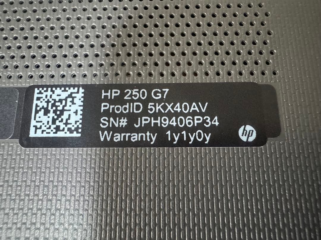 ス*ー様 HP 250 G7 ノートパソコン 20台まとめて / Core i3