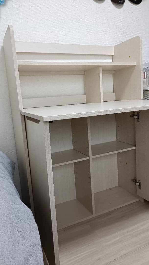 ニトリ ライティングデスク タンブレロ ホワイト　【送料込】【迅速発送対応】