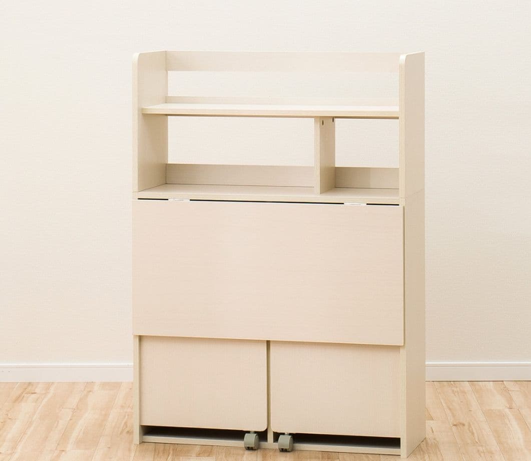 ニトリ ライティングデスク タンブレロ ホワイト　【送料込】【迅速発送対応】