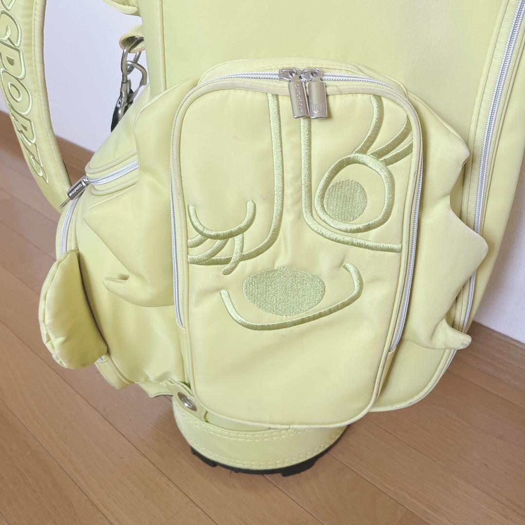 K291 M.U SPORTS 可愛い！イエローキャディバッグ