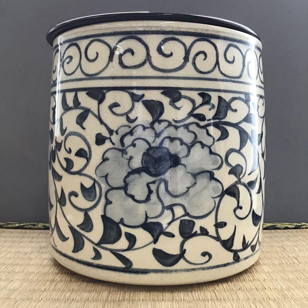 茶道具 水指 安南風 水指 直径約147ミリ 高さ約1 45ミリ N688