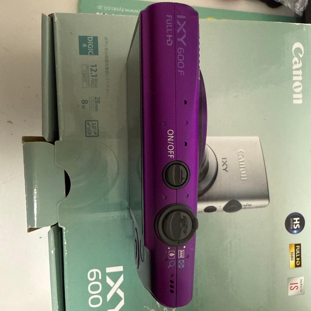Canon IXY 600F パープル 箱取説付き