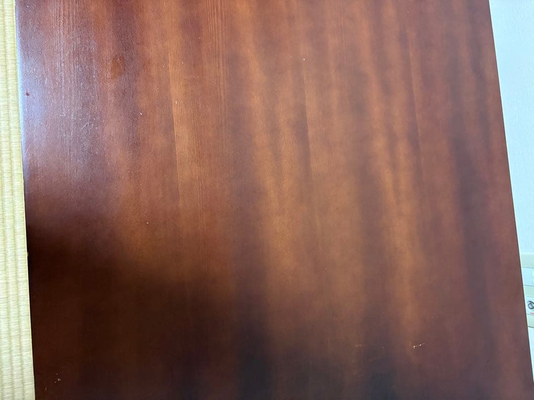 ダークブラウン 木製 長方形座卓　2台セット