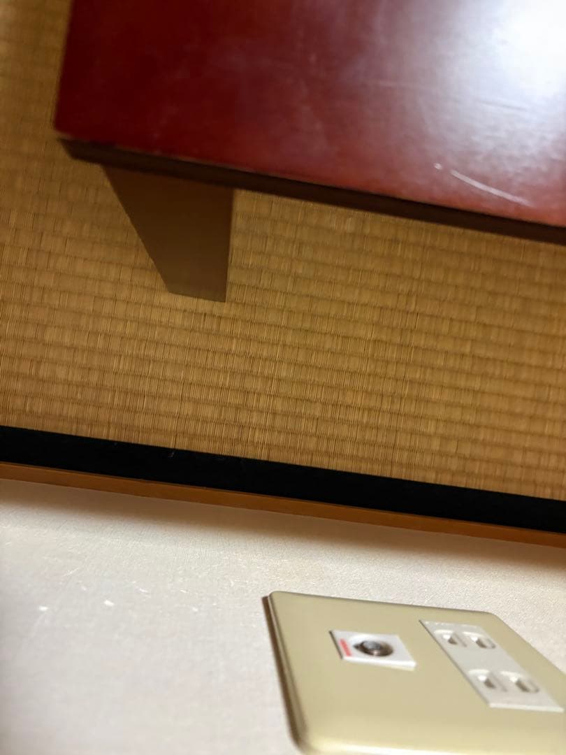 ダークブラウン 木製 長方形座卓　2台セット