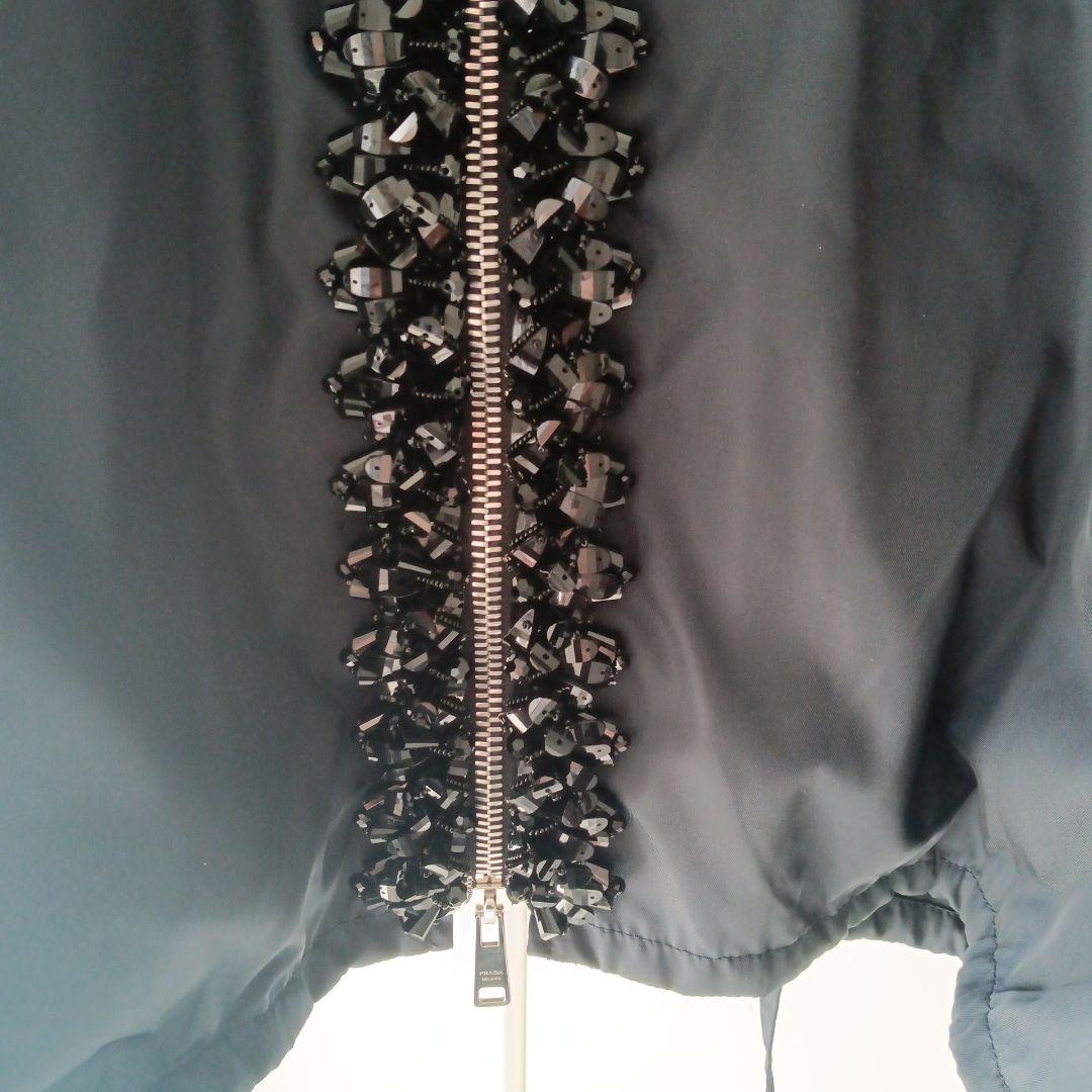 プラダ　モッズコート　スプリングコート　美品　ビーズ　Ｍ