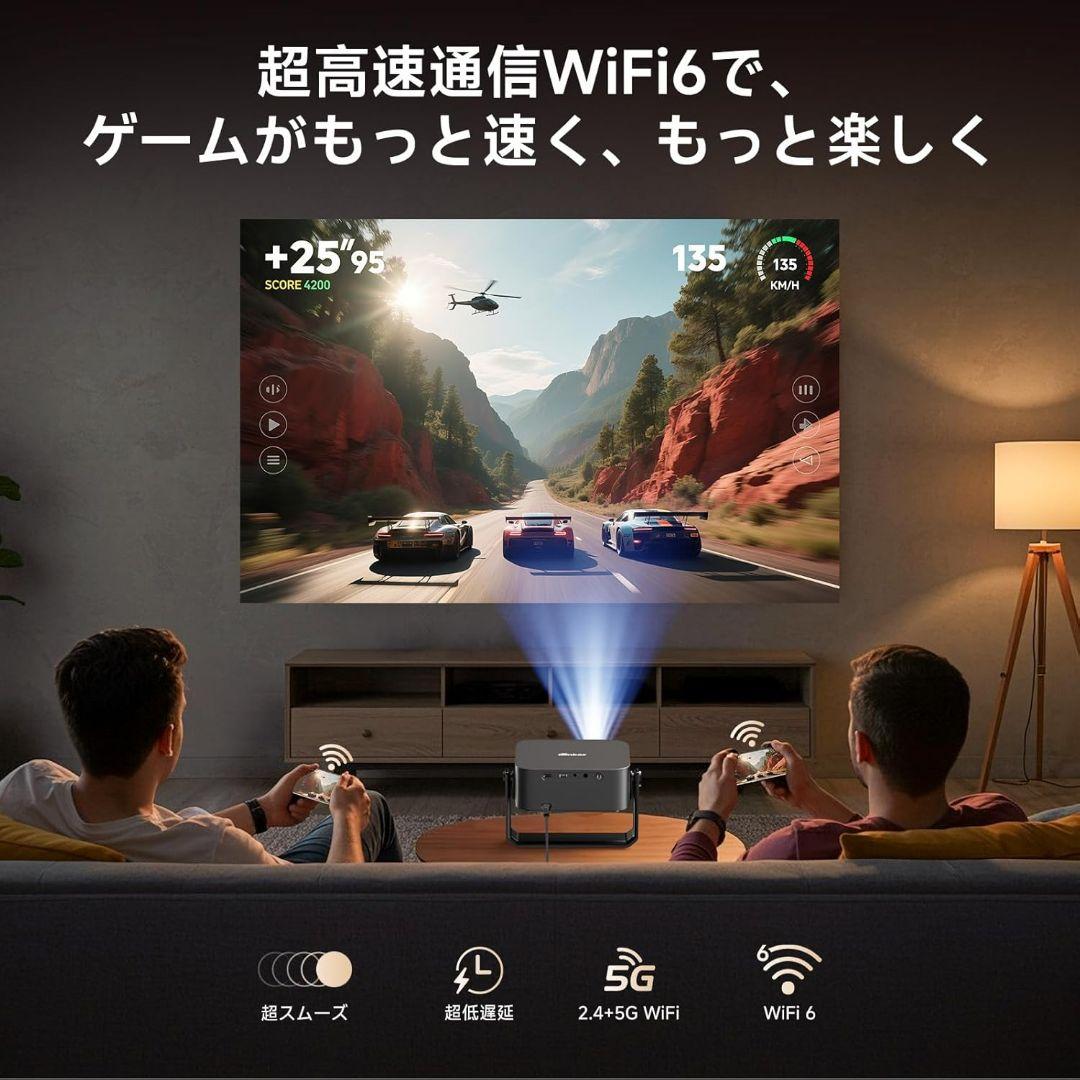 【新品未開封品】プロジェクター Netflix対応 1200 ANSIルーメン