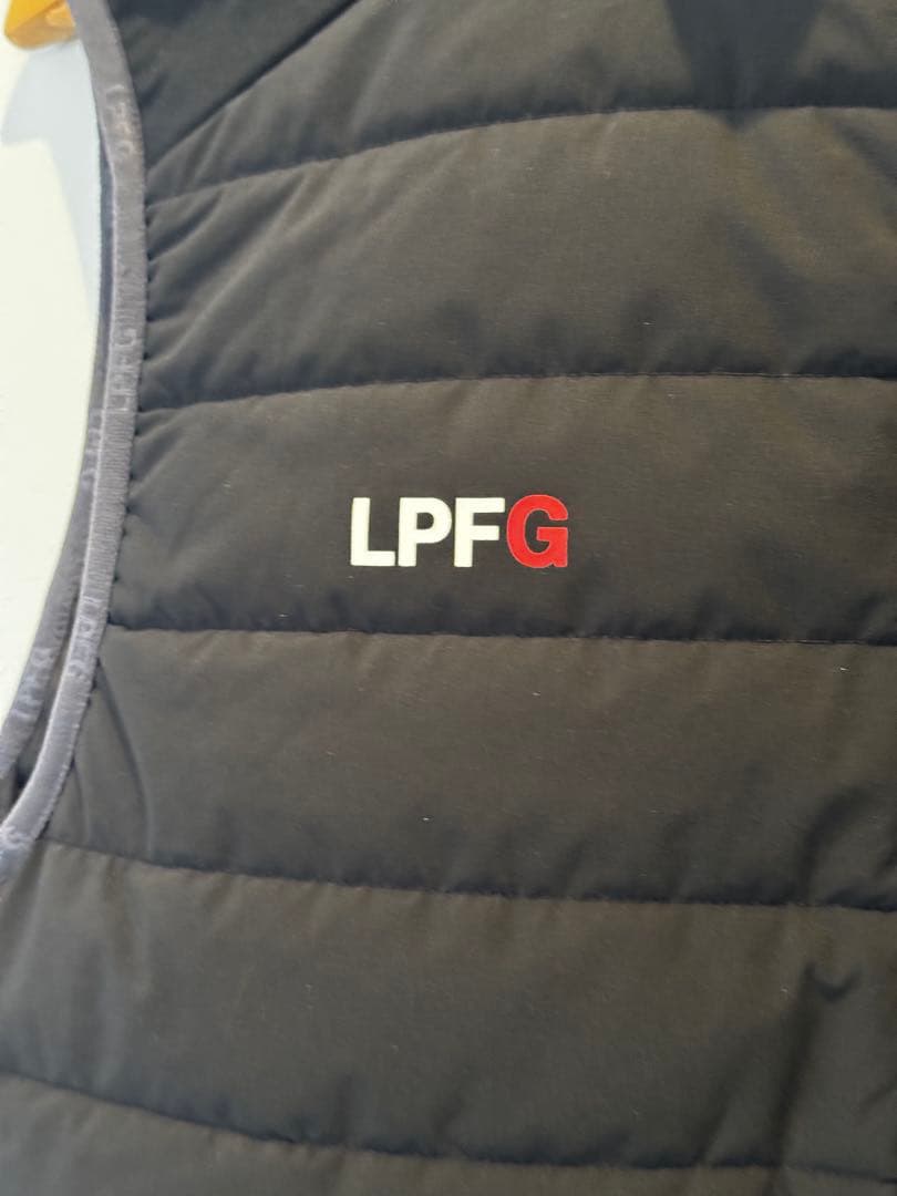 LPFG メンズ 中綿キルティング スタンドカラージップベスト