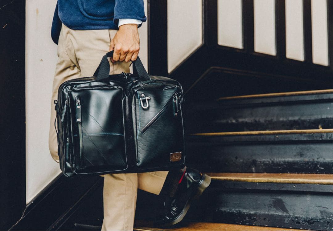 新品　SEAL 森野帆布コラボ　3WAY バッグ　シール　黒　ブラック