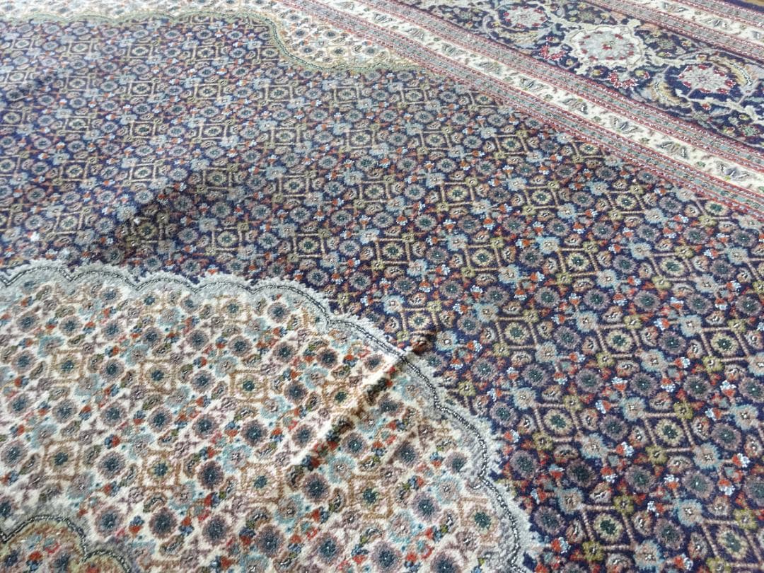 cozy_78127様高級ペルシャ絨毯　タブリーズ産　ウール　マヒ柄　290×