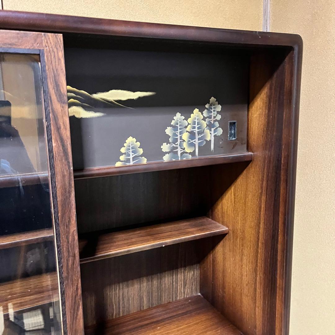 水屋箪笥 和箪笥 茶箪笥戸棚 昭和レトロ 飾り棚