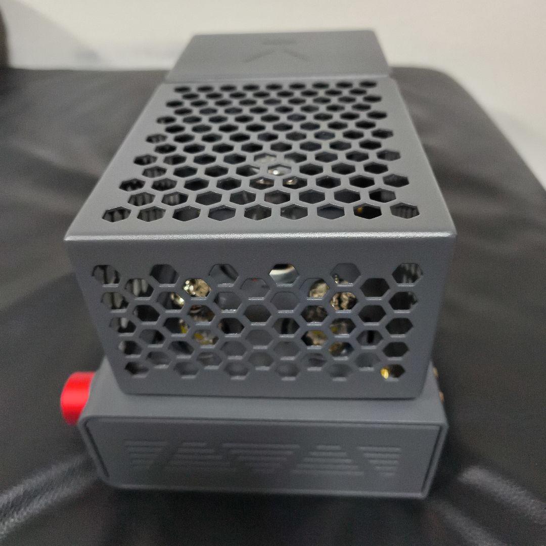 ジャンク品　真空管アンプ グレー