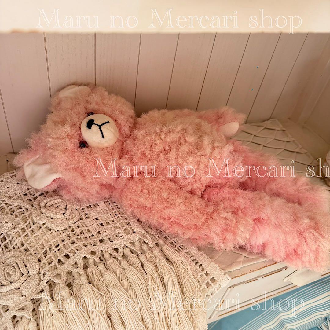 アンティークベア　ドイツ　ピンク　テディベア　アンティーク　Vintage ベア