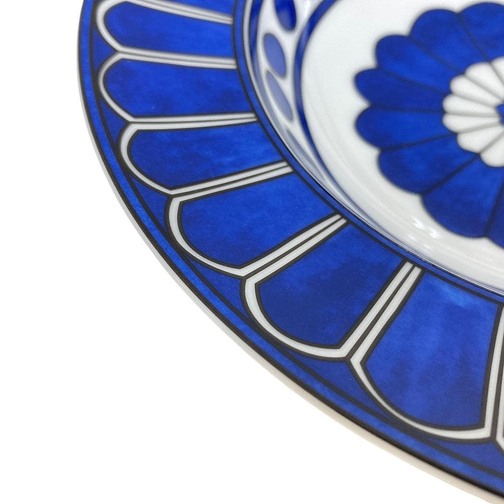 【廃盤】 美品 HERMES エルメス ブルーダイユール パスタプレート 2枚