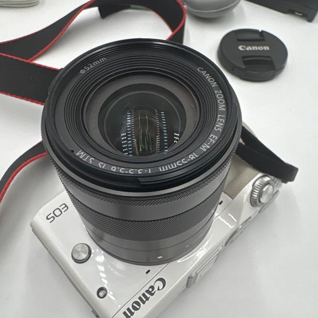 美品　Canon EOSM3 ミラーレス一眼カメラ