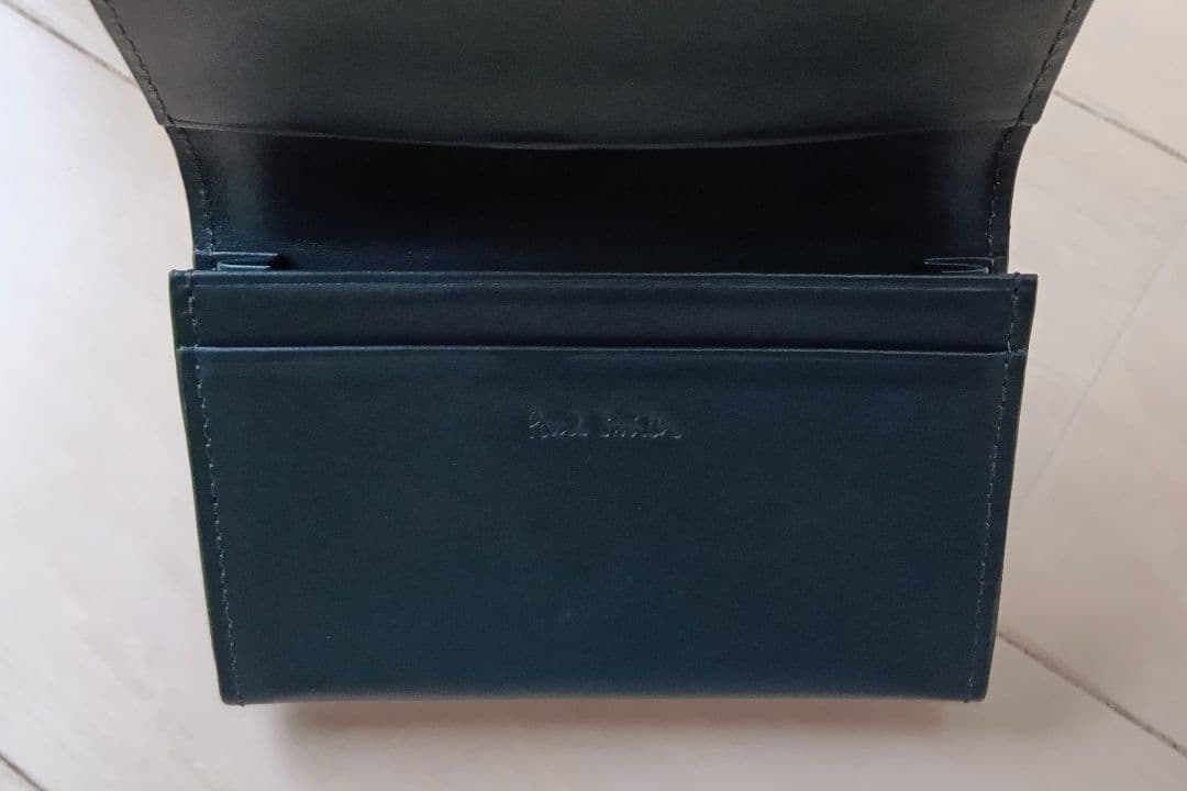 美品！Paul Smith 名刺入れマーケトリーストライプラビット