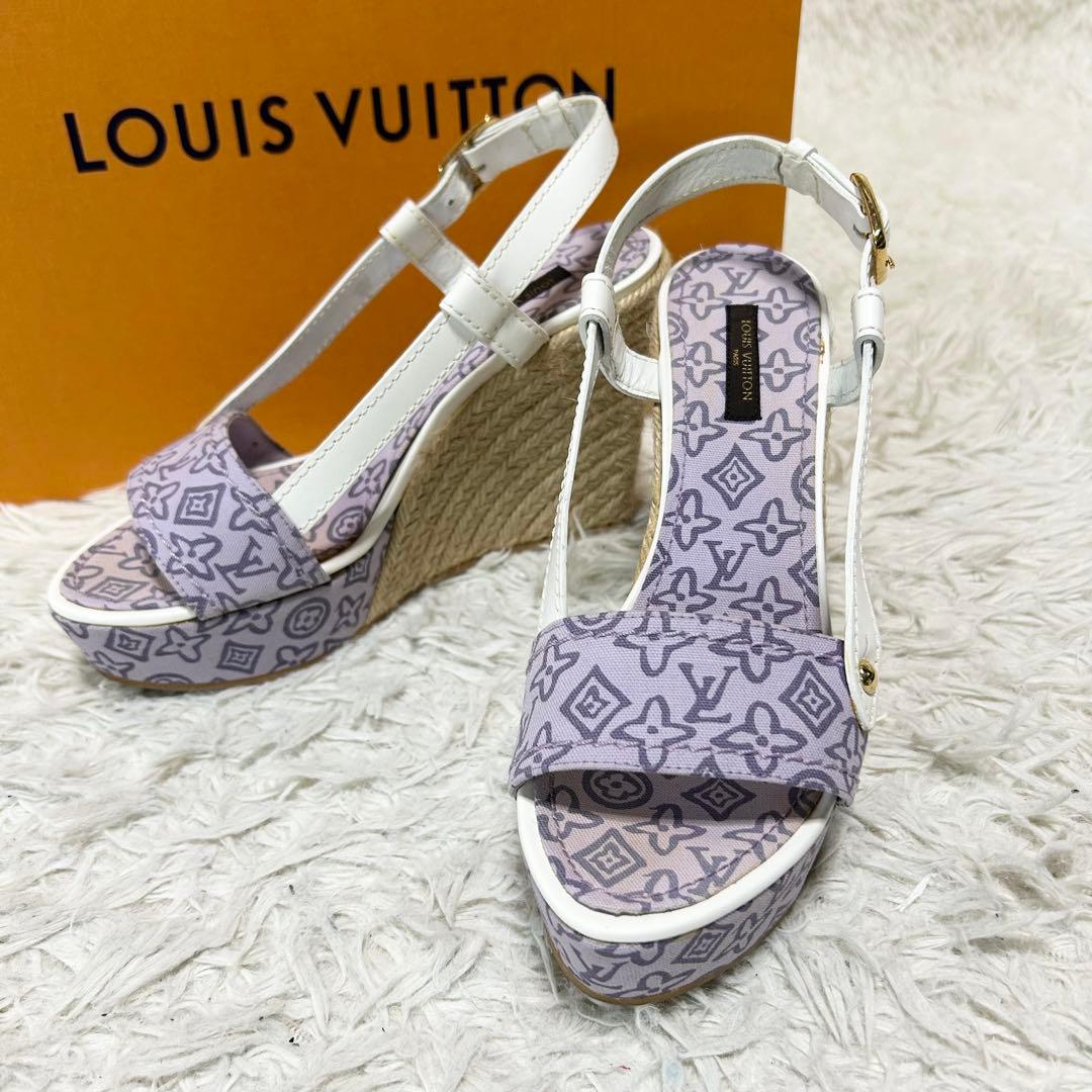 ルイヴィトン　23.5cmクルーズライン　タイシエンヌ　モノグラム　37