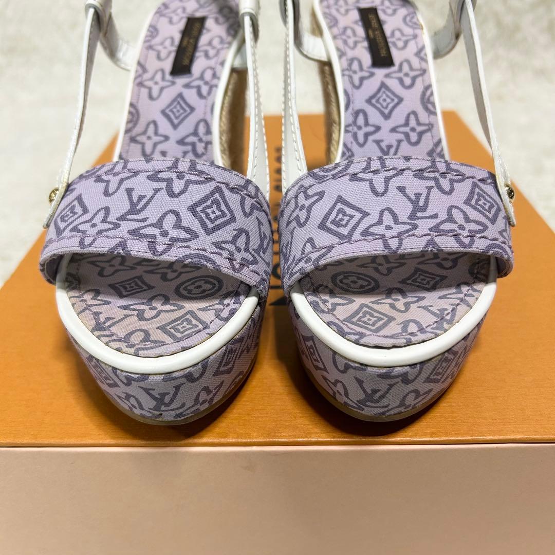 ルイヴィトン　23.5cmクルーズライン　タイシエンヌ　モノグラム　37