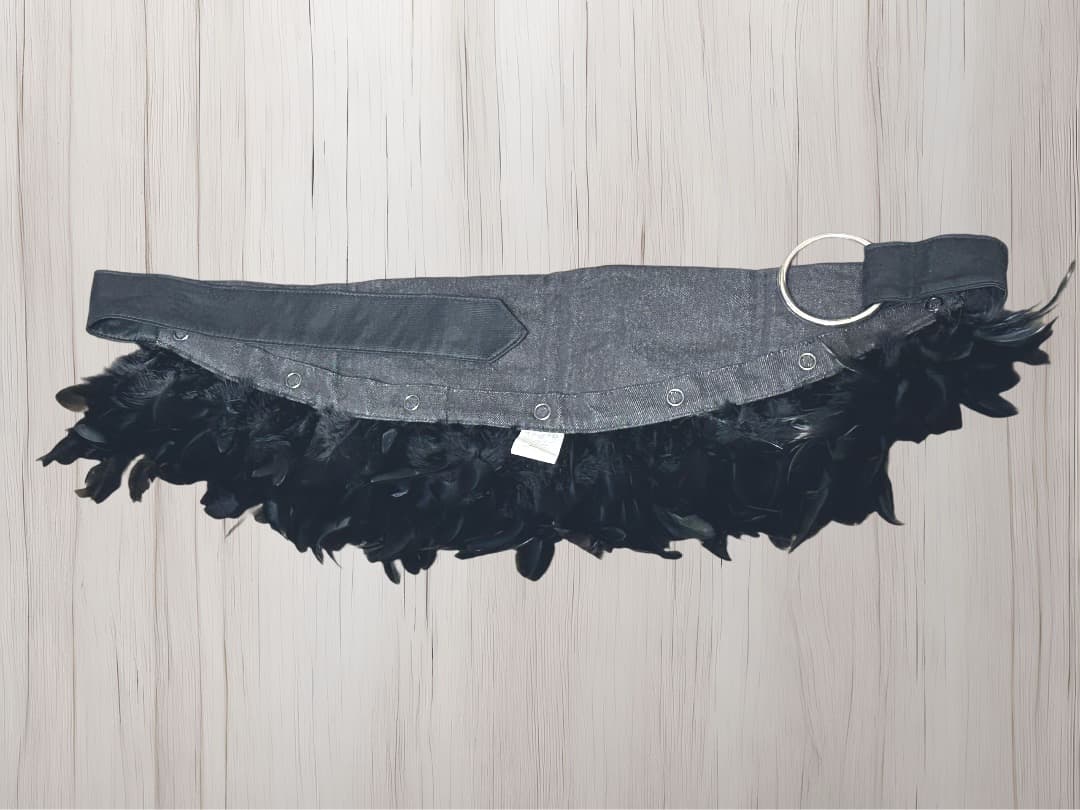 9/30までSALE alice auaa アリスアウアア 鴉 羽根 ベルト