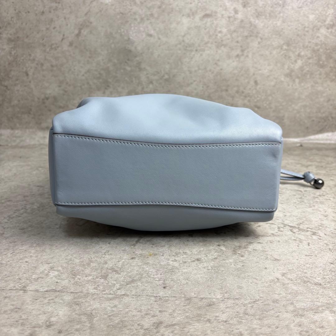 ✨未使用級✨ コーチ 2way ショルダーバッグ フェイ ドローストリング 水色