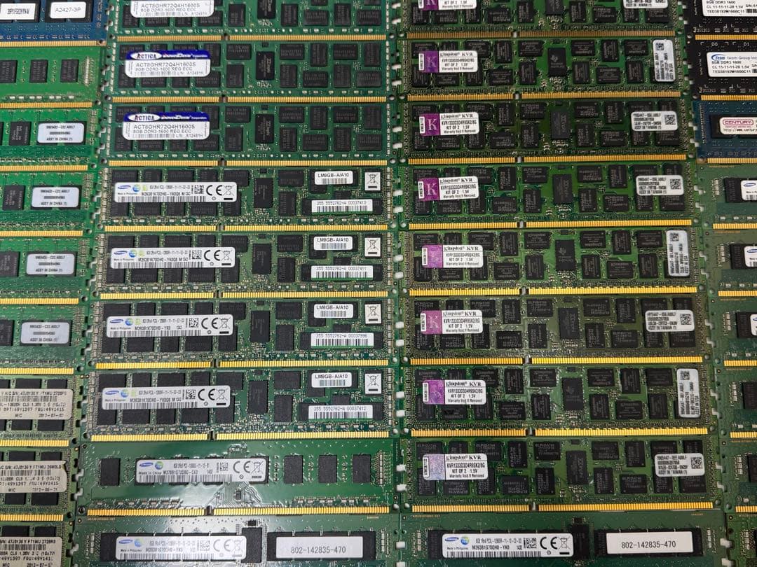 メモリー 8gb ,16gb PC3 ,PC3L まとめて 63枚