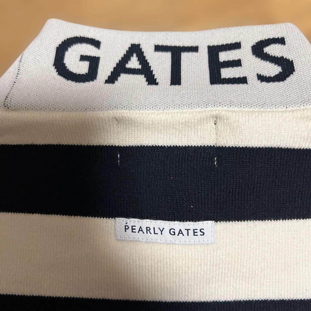 PEARLY GATES ストライプ柄ニットとスカートセット