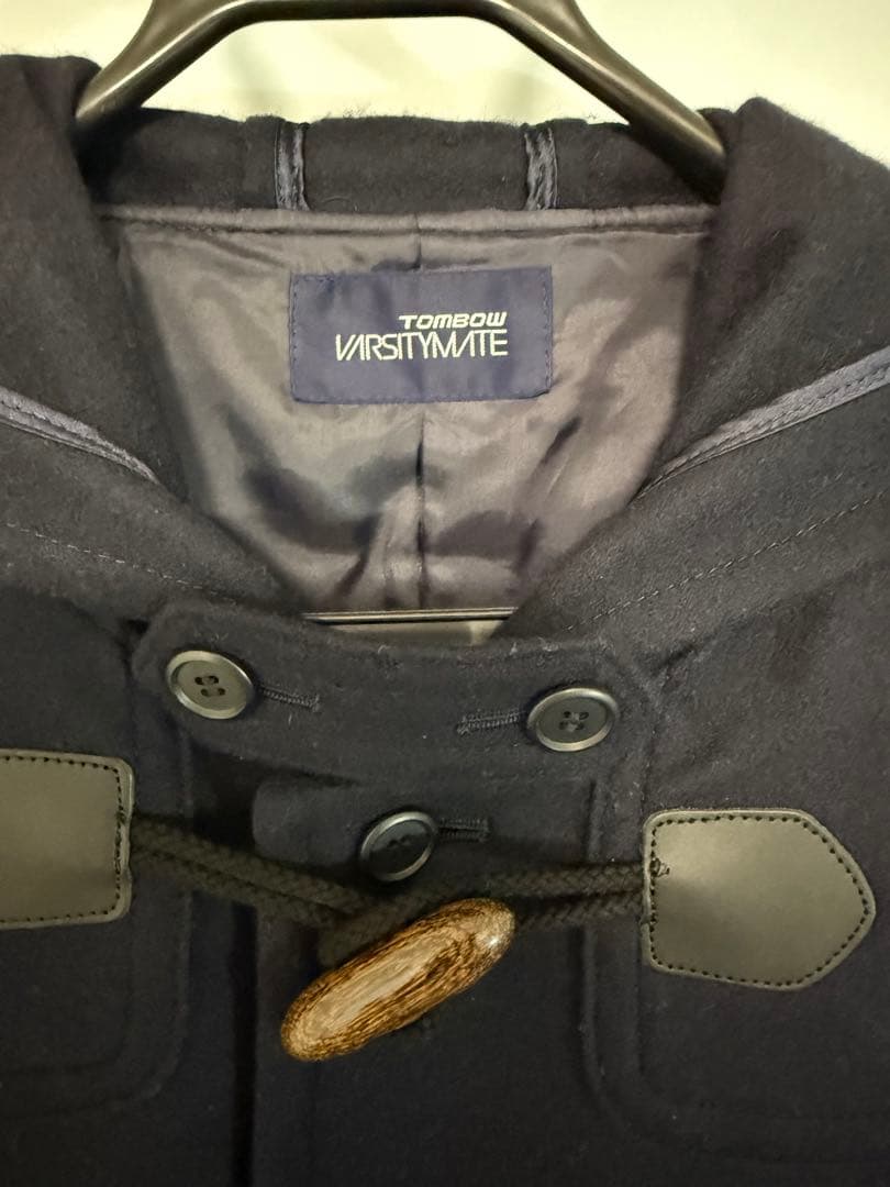 【未使用】トンボ ダッフルコート L 伊勢丹スクールユニフォーム ウール90%