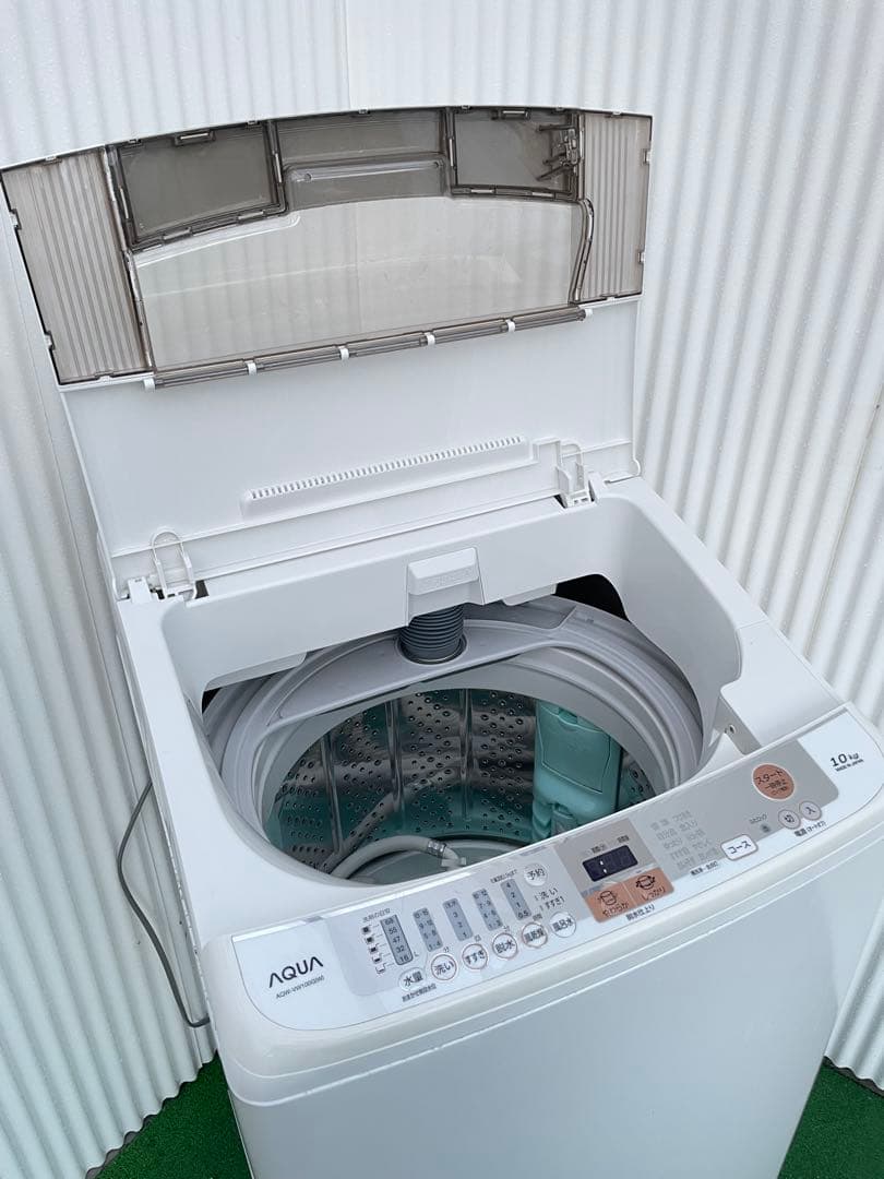 827 アクア ツインウォッシュ10kg洗濯機 インバーター搭載 シンクロ洗浄