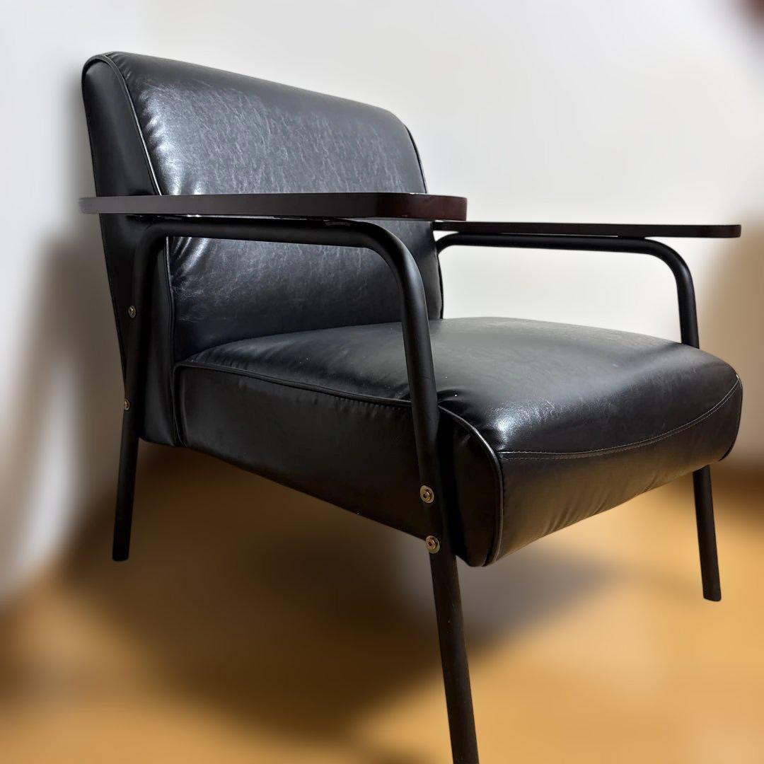 1Pソファ 76cm チェア 76幅ソファ 一人掛け バイキャスト風 pvc