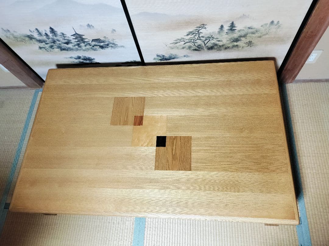 木製 座卓 机 テーブル 大きめ ダイニングテーブル