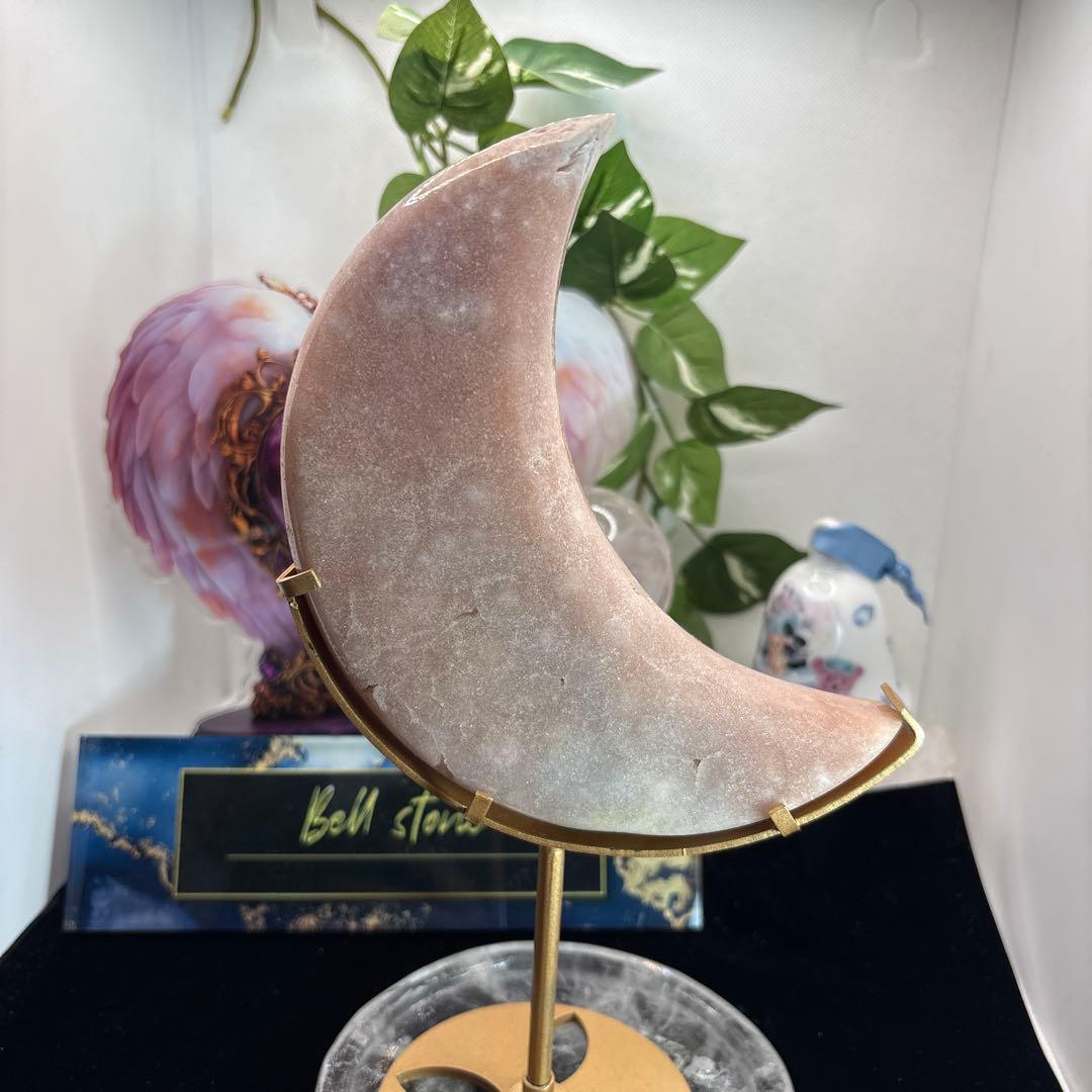 高品質 ピンクアメジストBIG月♡♡No.2379