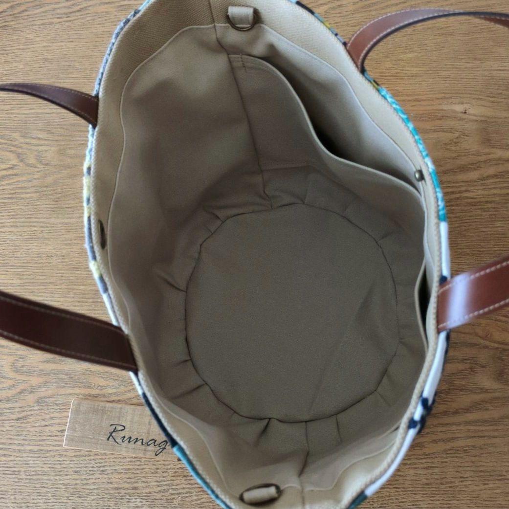 【1538】パッチワーク バケツバッグ＊ミナペルホネン