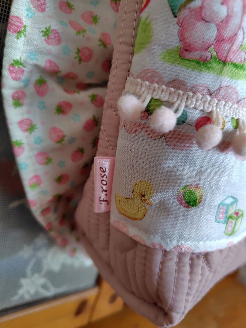 姫*ん様 限定　ハローベイビー　ベイビーねんねとくまちゃん　ヌビトートバッグ　ポ