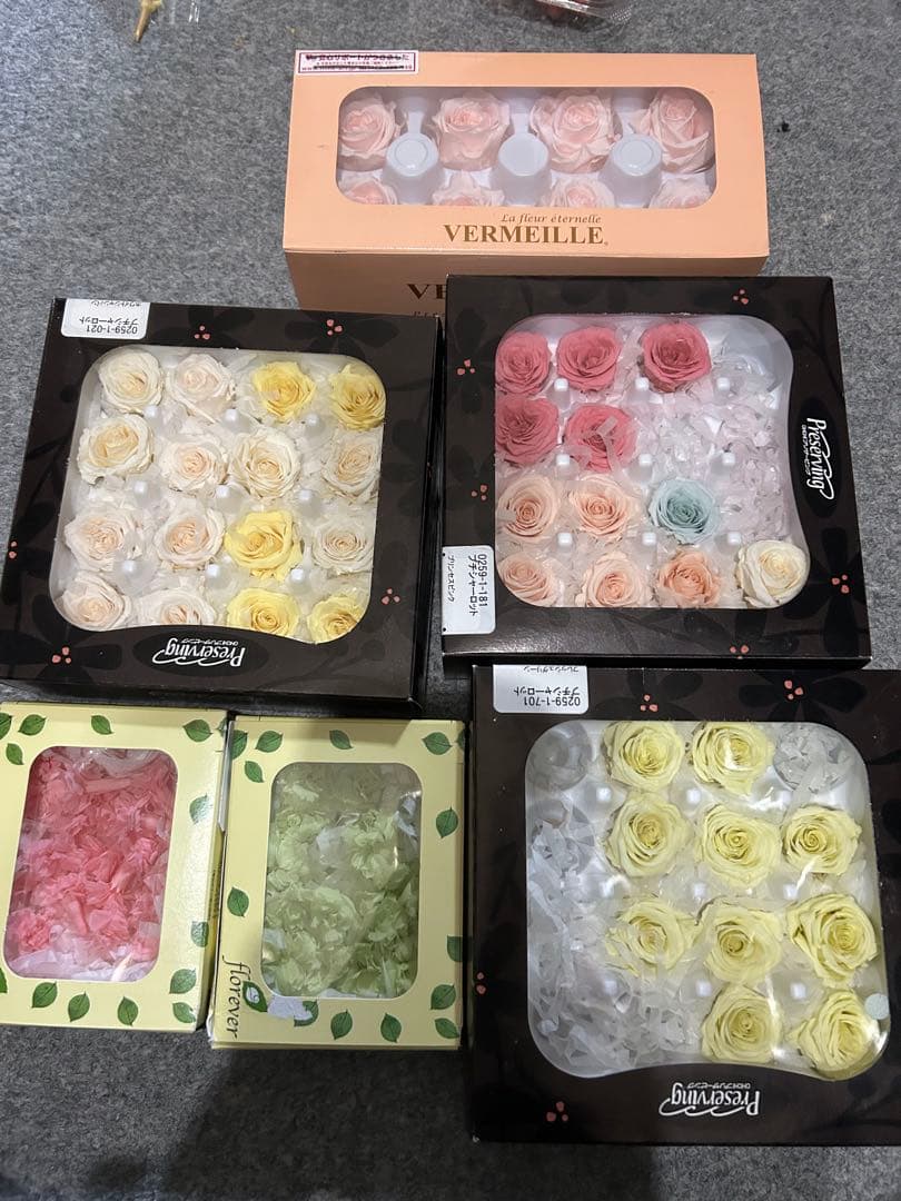 プリザーブドフラワー　花材　セット　大量