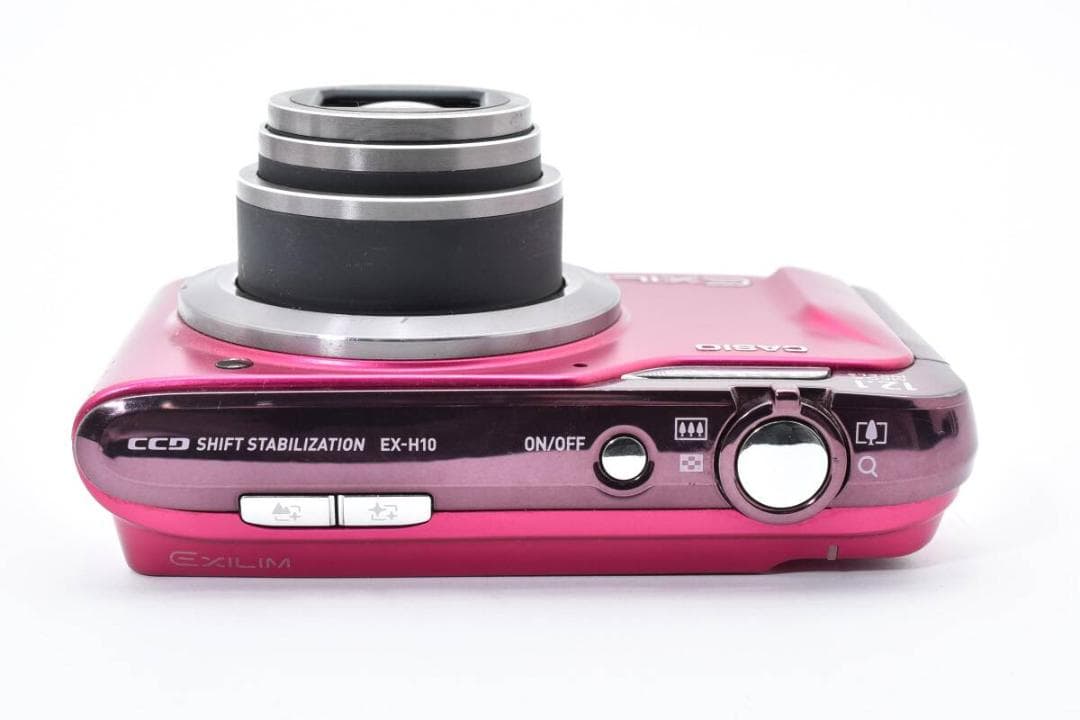 美品 カシオ　CASIO EXILIM EX-H10 ピンク ＃A333