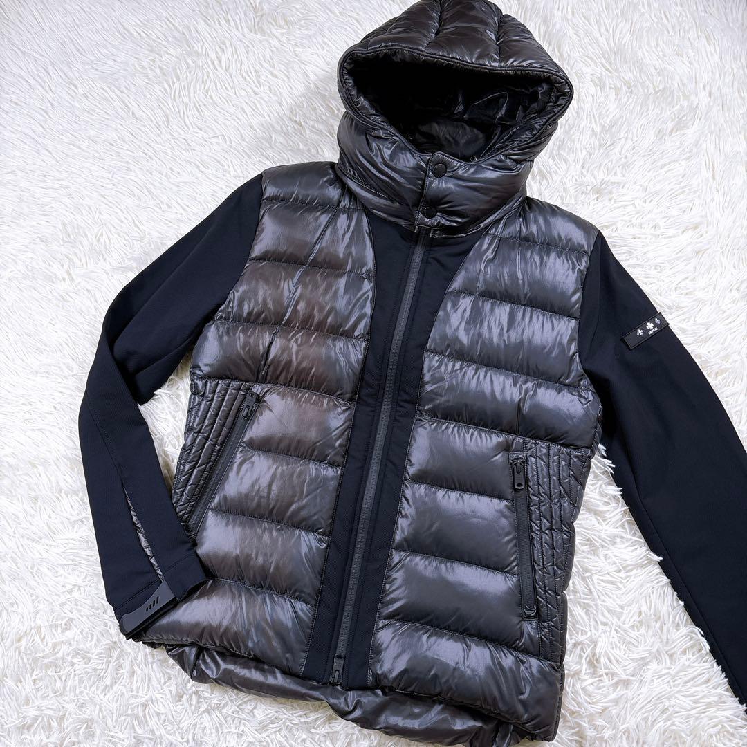 【ジャンク品⭐️サイズ3】タトラス　ダウンジャケット　サッビア　切り替え 黒　格安