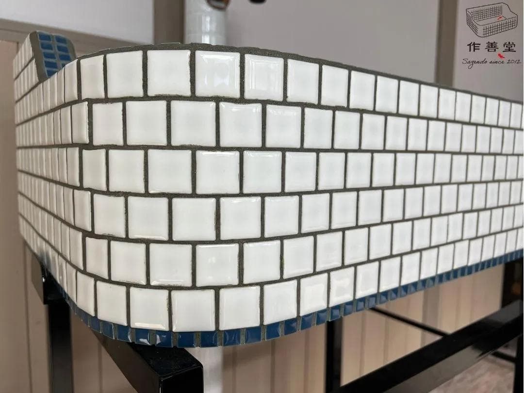 作善堂タイルシンク流し台　ガーデンパン　ガーデンシンク　ライトＳＳ　5046