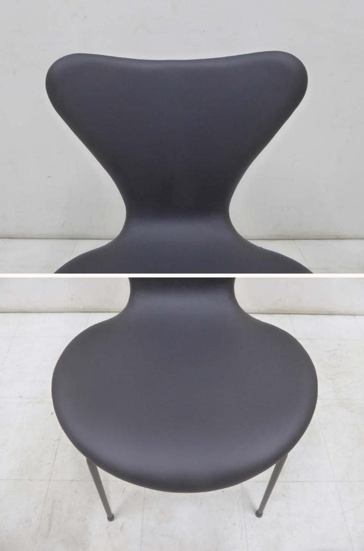 未使用 正規品 フリッツハンセン 2025年製 セブンチェア 本革ブラック-2