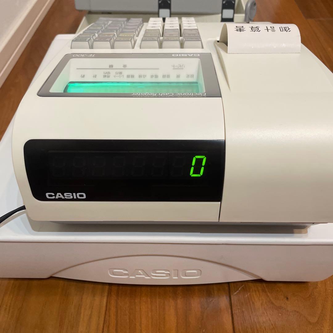 動作確認済み　CASIO 電子レジスター TE-300