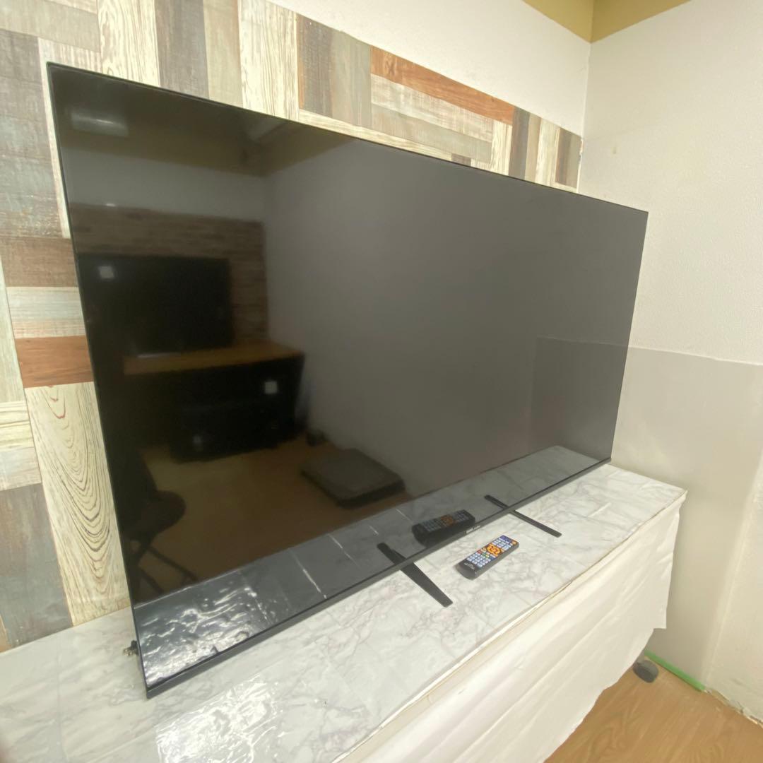 即日受渡❣️全国送料込 4年前購入DMM65インチ4K液晶ディスプレイスピーカー付