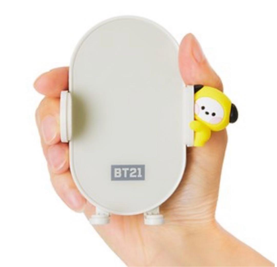 LINE FRIENDS BT21 CHIMMY 車用ワイヤレス高速充電スタンド