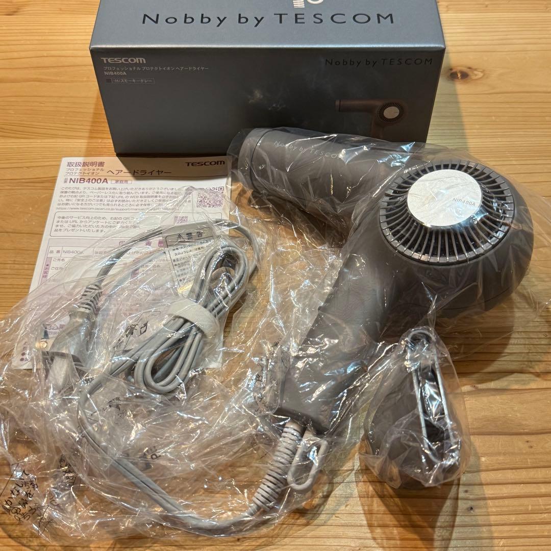【新品】Nobby by TESCOM ヘアドライヤー NIB400A