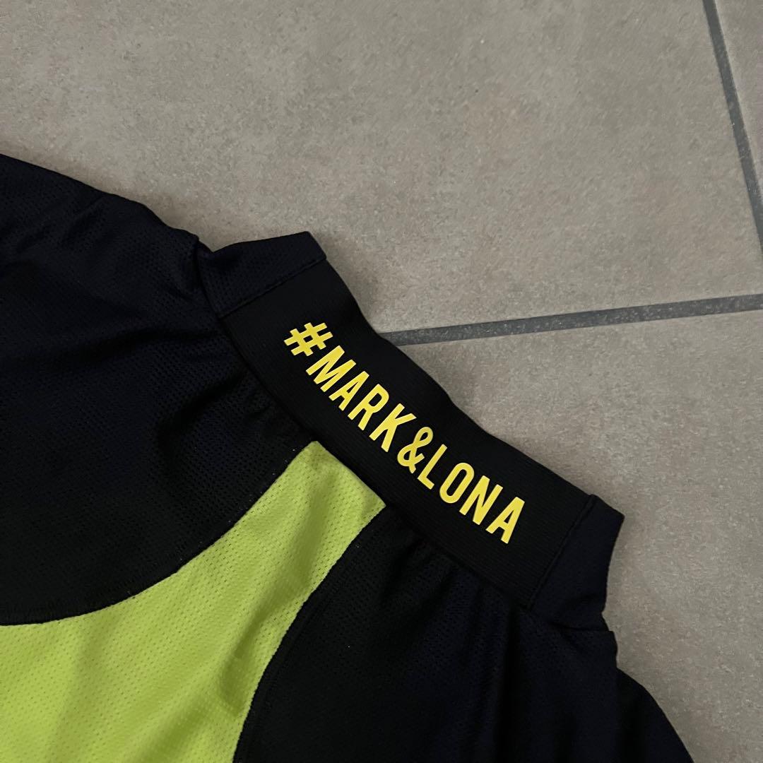 MARK&LONA マークアンドロナ　グラデーション　モックネック　半袖シャツ