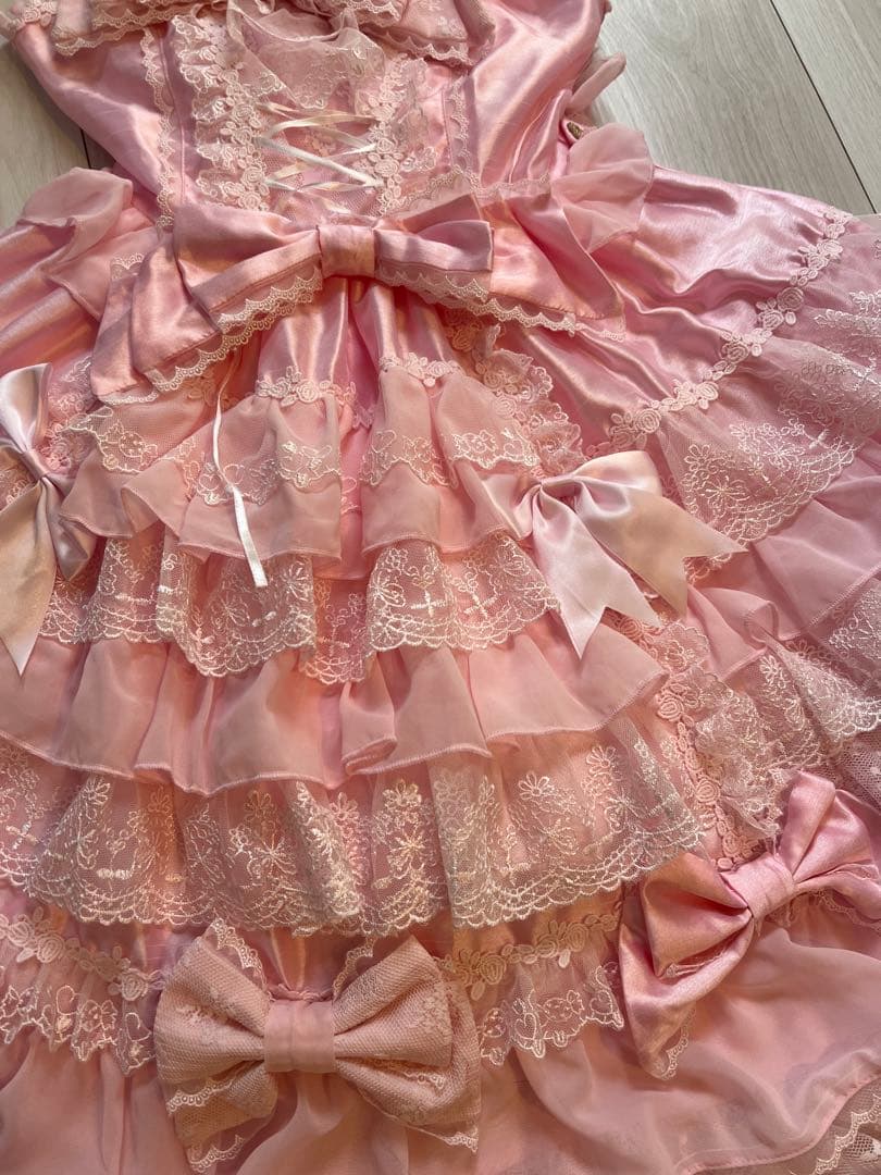 中国ロリータブランド ピンクワンピース