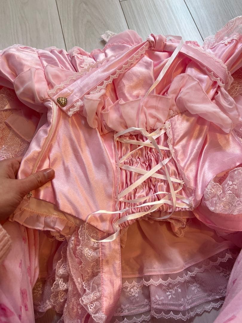 中国ロリータブランド ピンクワンピース