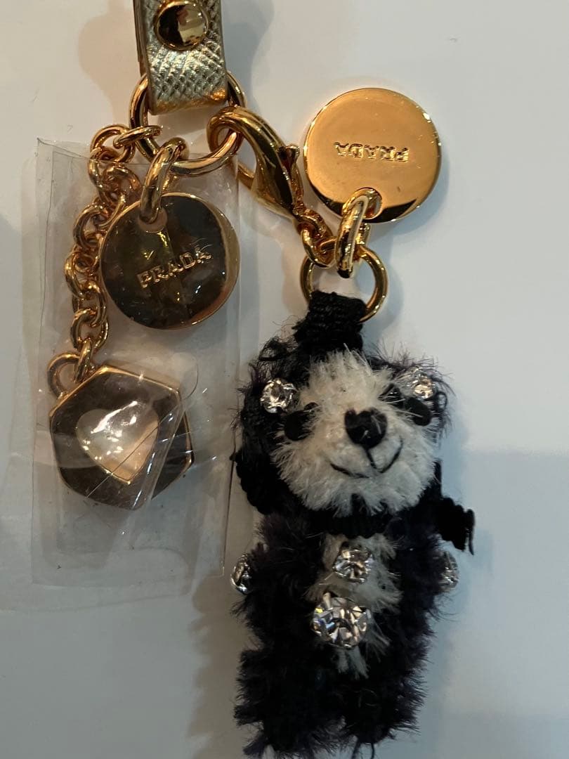 yunPRADA パンダ型＆テディベア　チャーム キーホルダー ストラップ