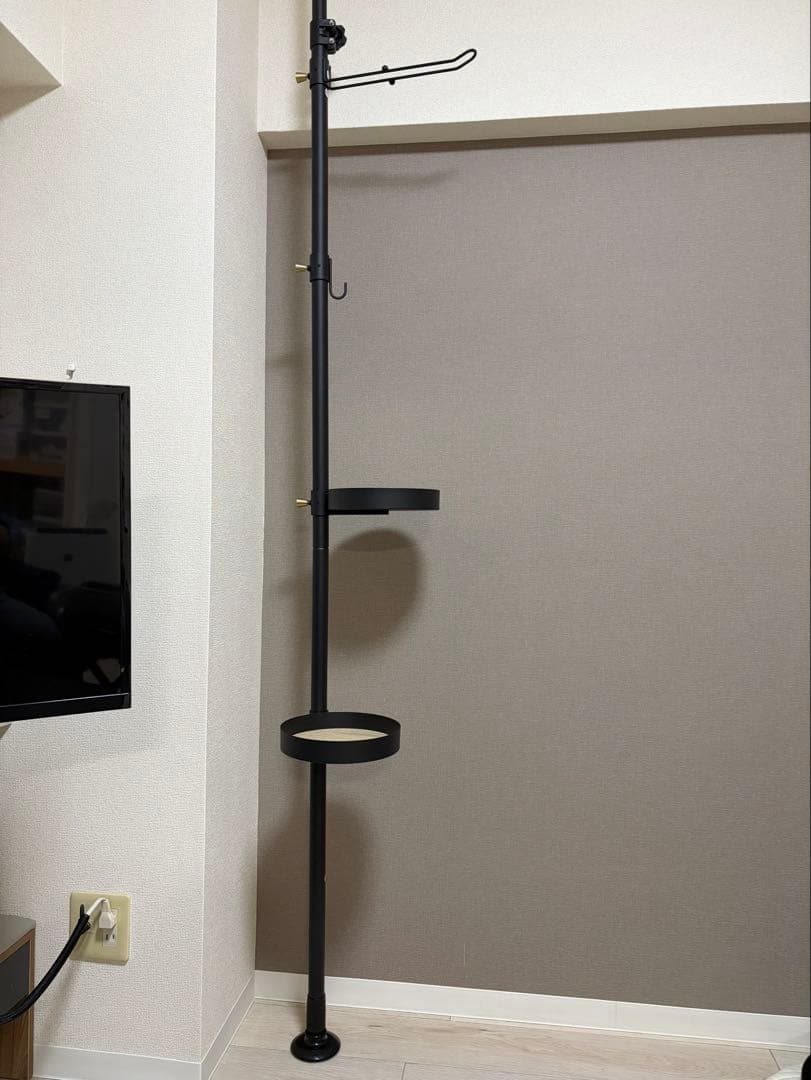 【新品未使用】　ハンガーラック 黒 ブラック おしゃれ