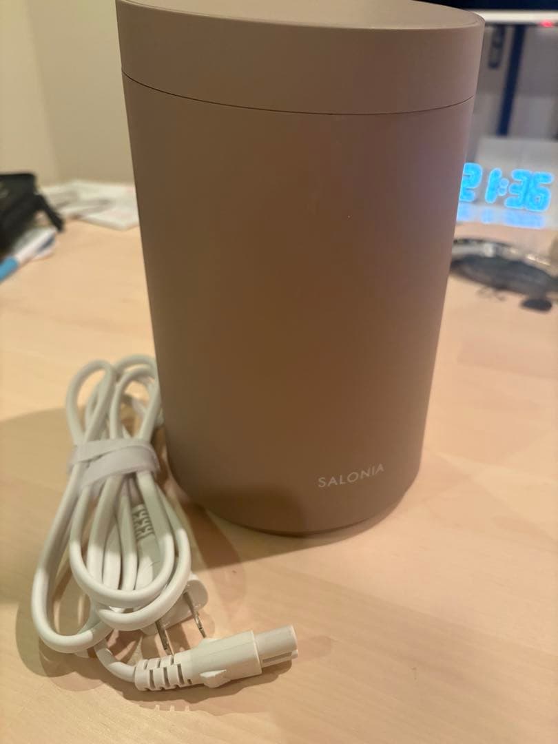 SALONIA サロニア ピュアブライト スチーマー　ベージュ