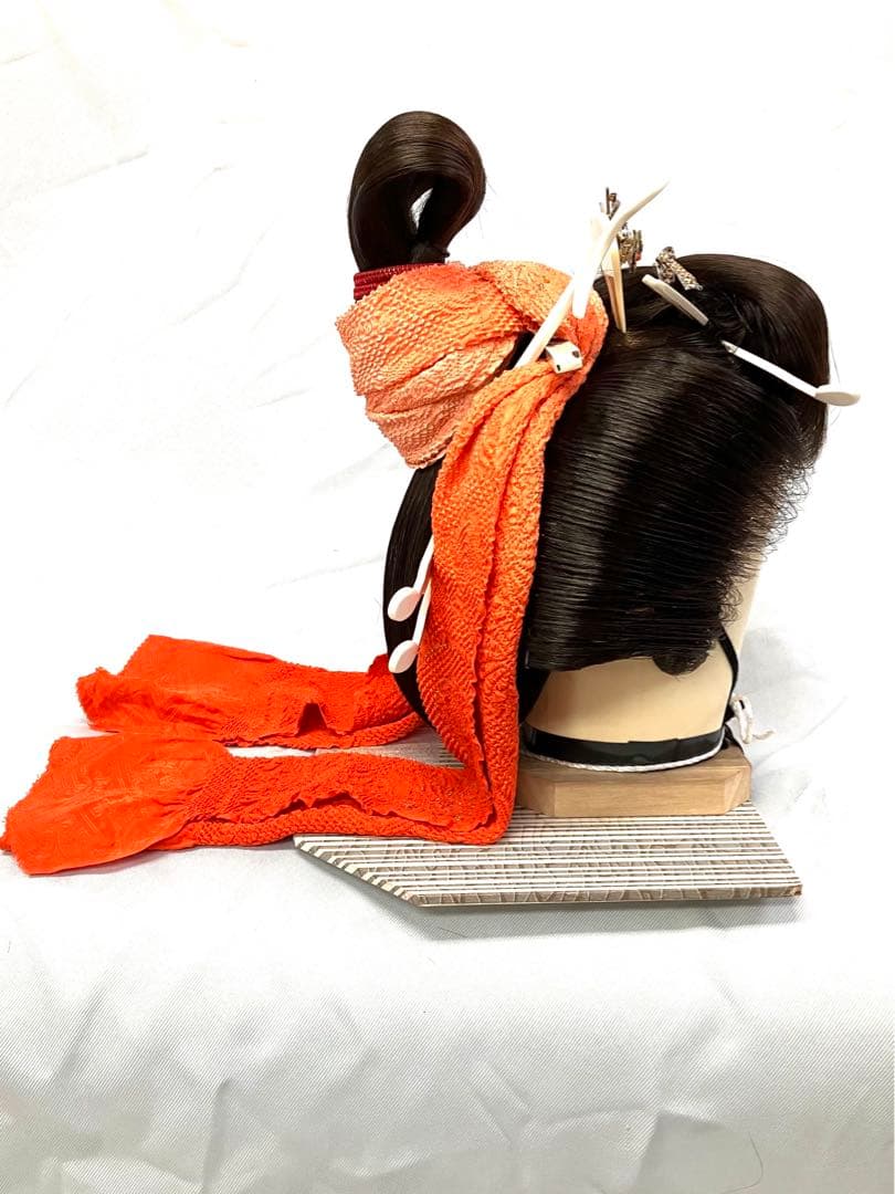 辰巳８号サイズ、一つ兵庫(ゲンコツ)中古舞踊かつら、日本髪かつら、大衆演劇かつら