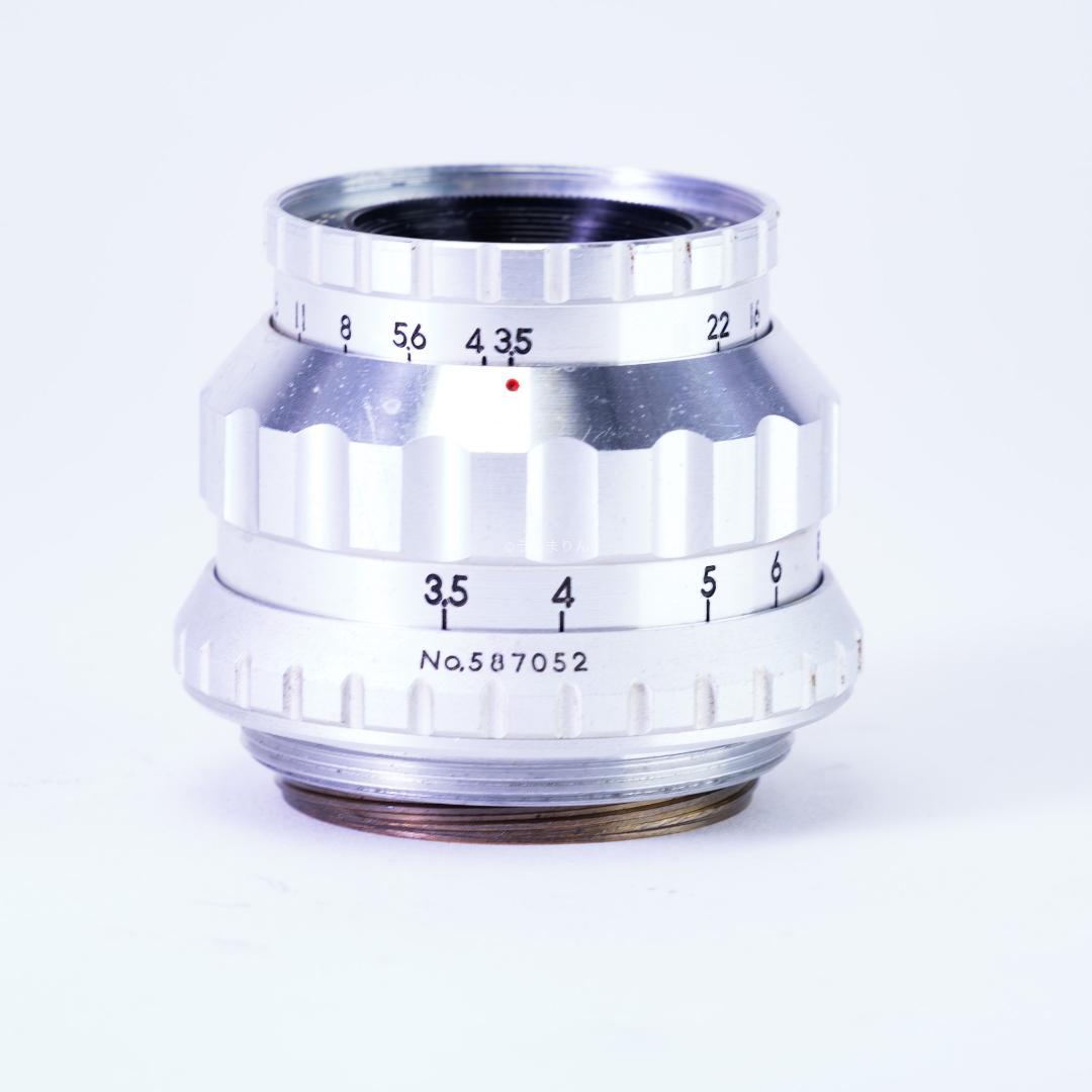 奇抜な銀レンズ！東京光学 Topcor 50mm F3.5 オールドレンズ